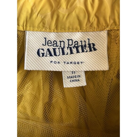 Jean Paul Gaultier X Target Women’s Yellow Halter Tulle Dress 2016 Size 11 NWT - Picture 5 of 11
